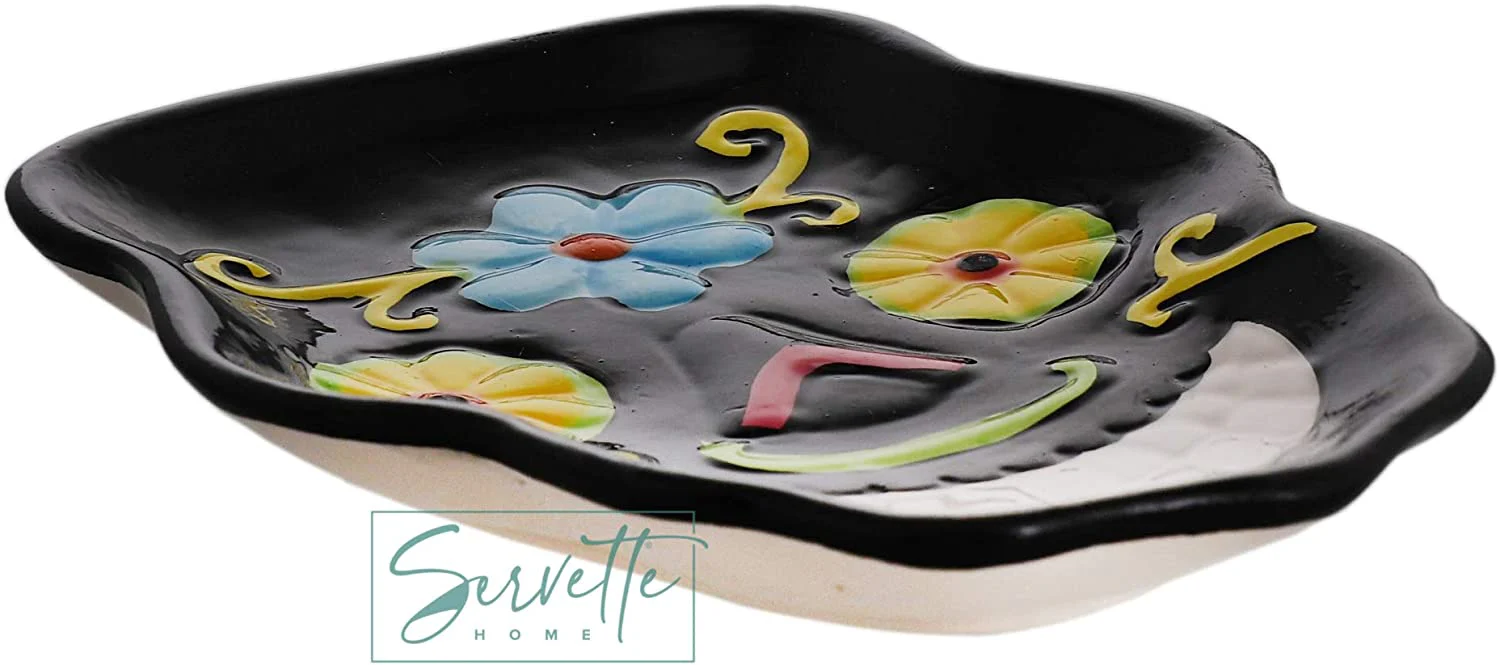Sugar Skull Plate in Black - Image 3